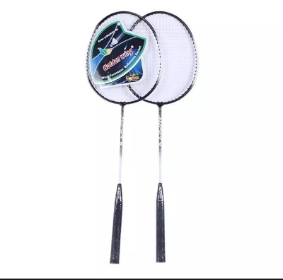 Picture of Badminton Racket 2 Pcs Set - Black - Stylish Badminton Racket Set For Active Play