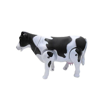 Picture of Battery Operated Milk Cow Toy - Black and White