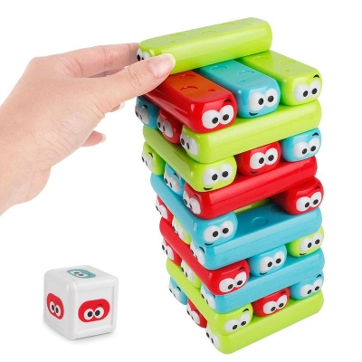 Picture of Bugs Stackers Toys Jenga Stacking Block Children Kids Baby Educational - Multicolor
