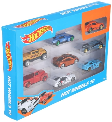 Picture of Buy HOT WHEELS Mini Die Cast Metal Cars 10 Pcs (Random Color)