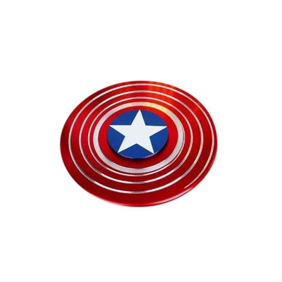 Picture of Captain America Fidget Metal Spinner - Red