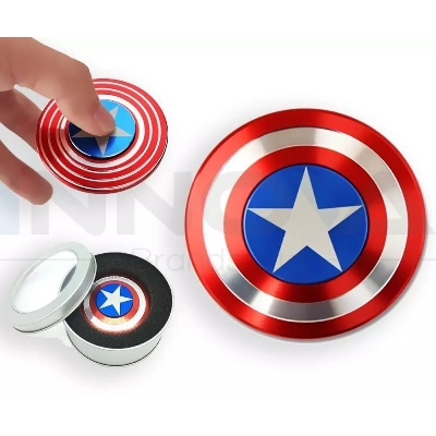 Picture of Captain America Shield MetalTri-Spinner Fidget