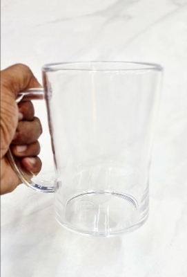 Picture of Crystal Plastic Food Grade Quality Glass Type Beer Mug