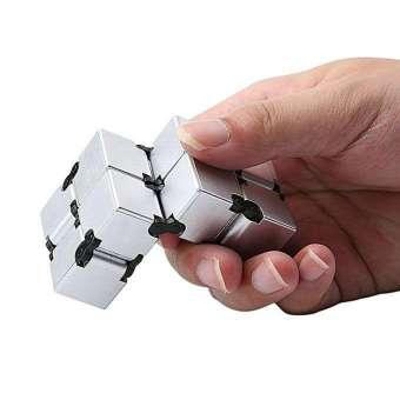 Picture of Edc Cube Fidget Toy For Kids - Silver