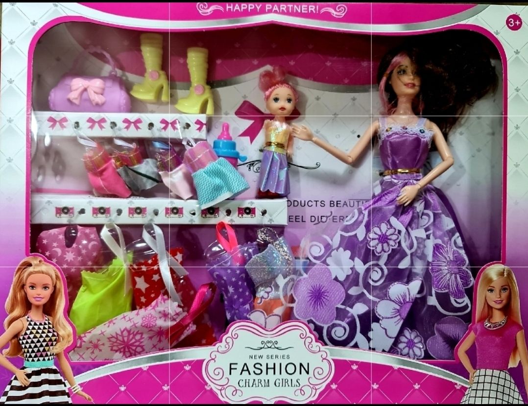 Picture of Hannah Montanna doll Barbie princess doll house kitchen set For kids