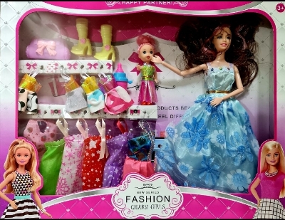 Picture of Hannah Montanna doll Barbie princess doll house kitchen set For kids