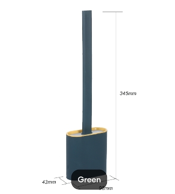 Picture of Highlights • Easily remove dead corner stains with the flexible but sturdy TPR brush head, you don't need to apply too much force. • Non-scratch TPR bristles scrub and remove debris in toilet bowl without making invisible micro scratches. • Ventilation sl