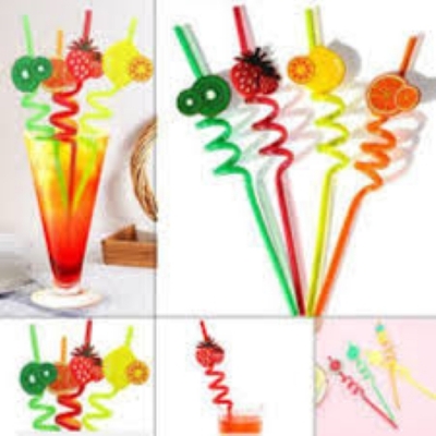 Picture of Juice straw for drinking juice with dear once