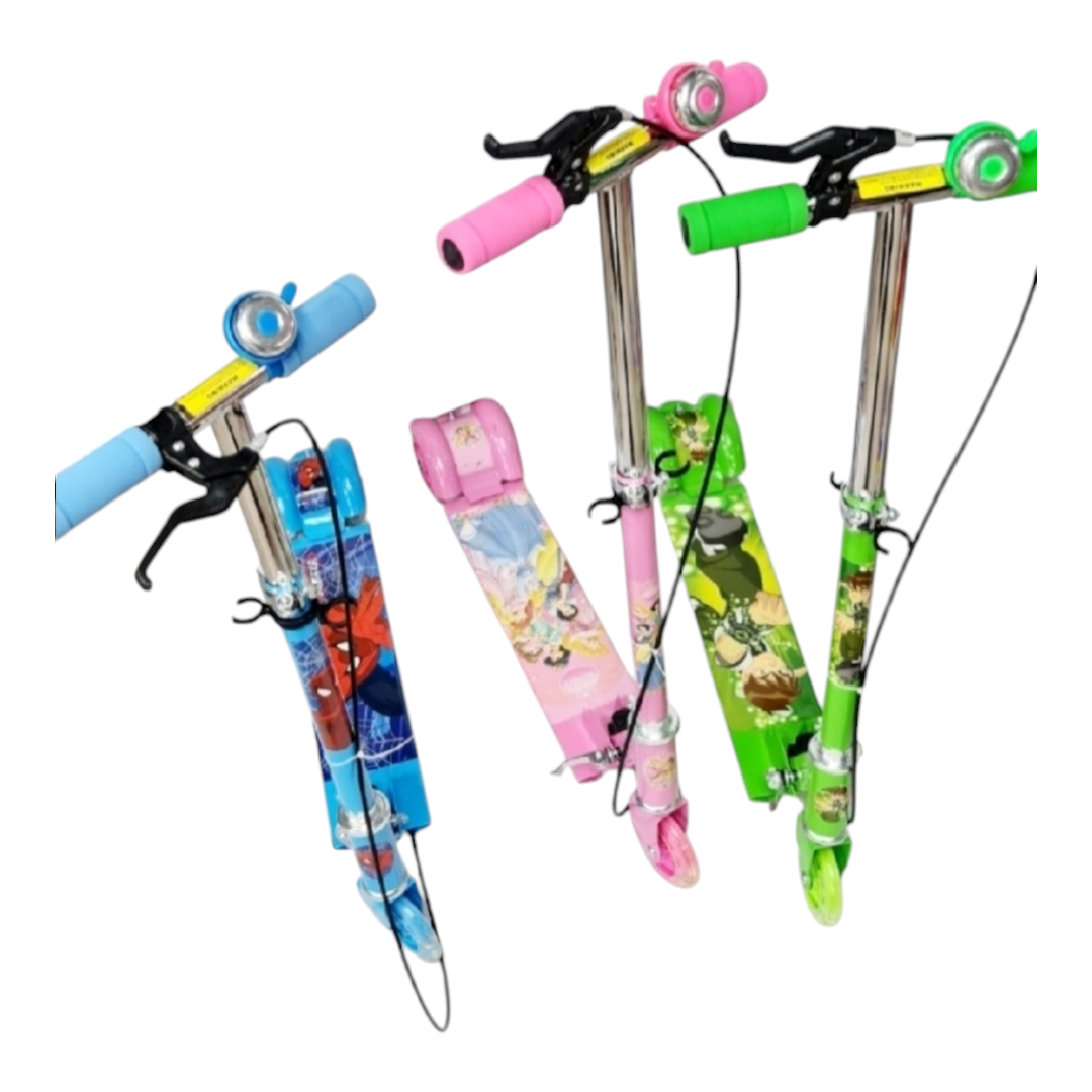 Picture of Kids Kick Scooter lighting with braking system