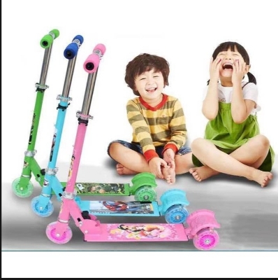 Picture of Kids Kick Scooter lighting with braking system