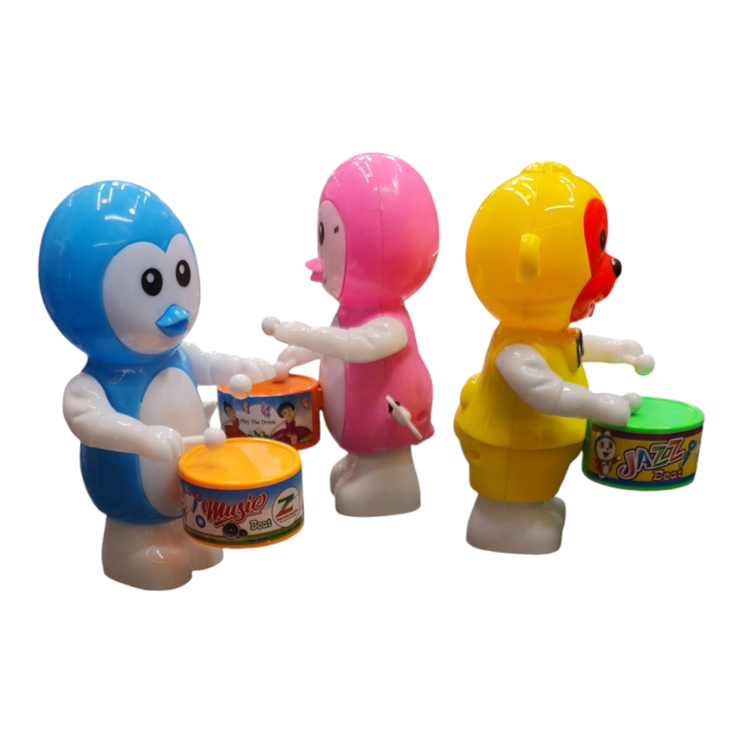 Picture of Little Penguin Toy For Kids Drummer Toy with Drumming and Dancing Action for Kids - Baby Toys Tom Brids