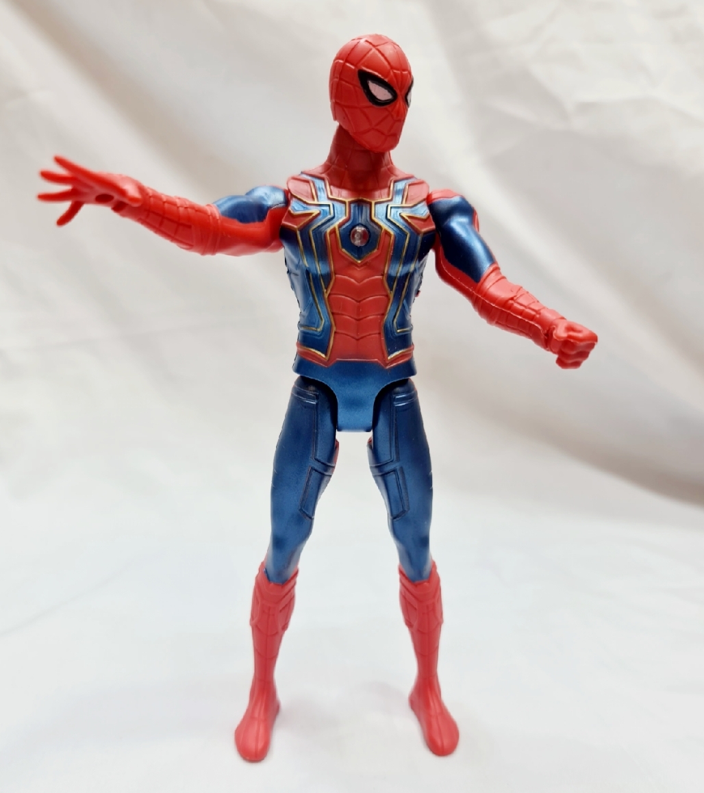 Picture of Marvel Avengers New 4 Design Series Spiderman PVC Action Super Hero Figure Model Toy With Lighting For Kids