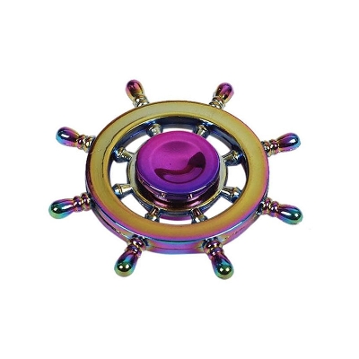 Picture of Metal Spinner - Purple and Golden