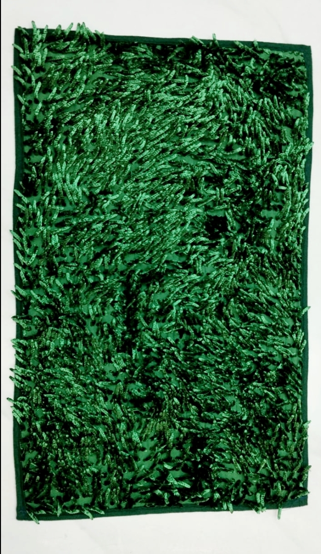 Picture of Mokhmol Bedroom Soft Stylish 1Pcs Paposh Super Absorbent Door Mat Soft Fur Carpet