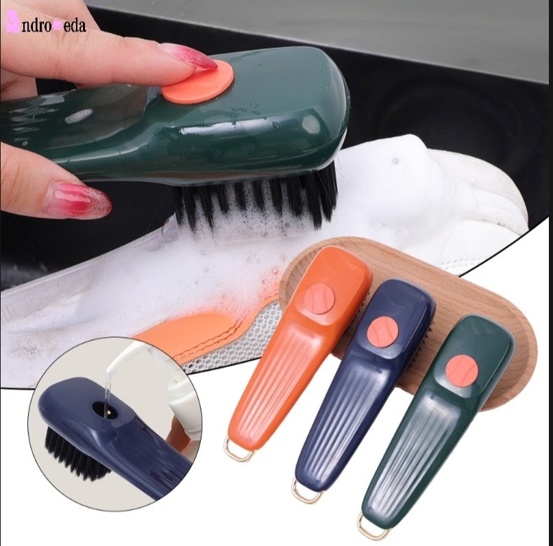 Picture of Multifunctional Shoe Laundry Brush Add Liquid Clothes Cleaning Brush Automatic Soft-bristled Brush