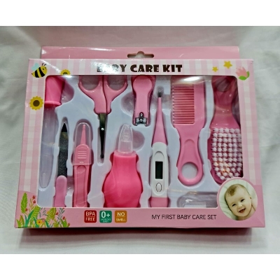 Picture of my first baby care set Portable Safe Nail Clipper Scissors Comb Set Baby Man..