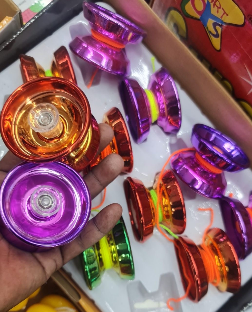 Picture of NEW DESIGN YOYO KING SPIN   GC Metal Yoyo For Kids Colorful Professional Aluminum Alloy Magic Yoyo Responsive  Yoyo