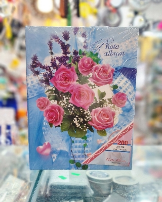 Picture of New flower  photo album 200 pcs 4R    Picture Organizer Wedding Memory Books Box  Album Kids Gift , Birthday gift album, Photo Storage Case 200 Image Memory Scrapbook Gift