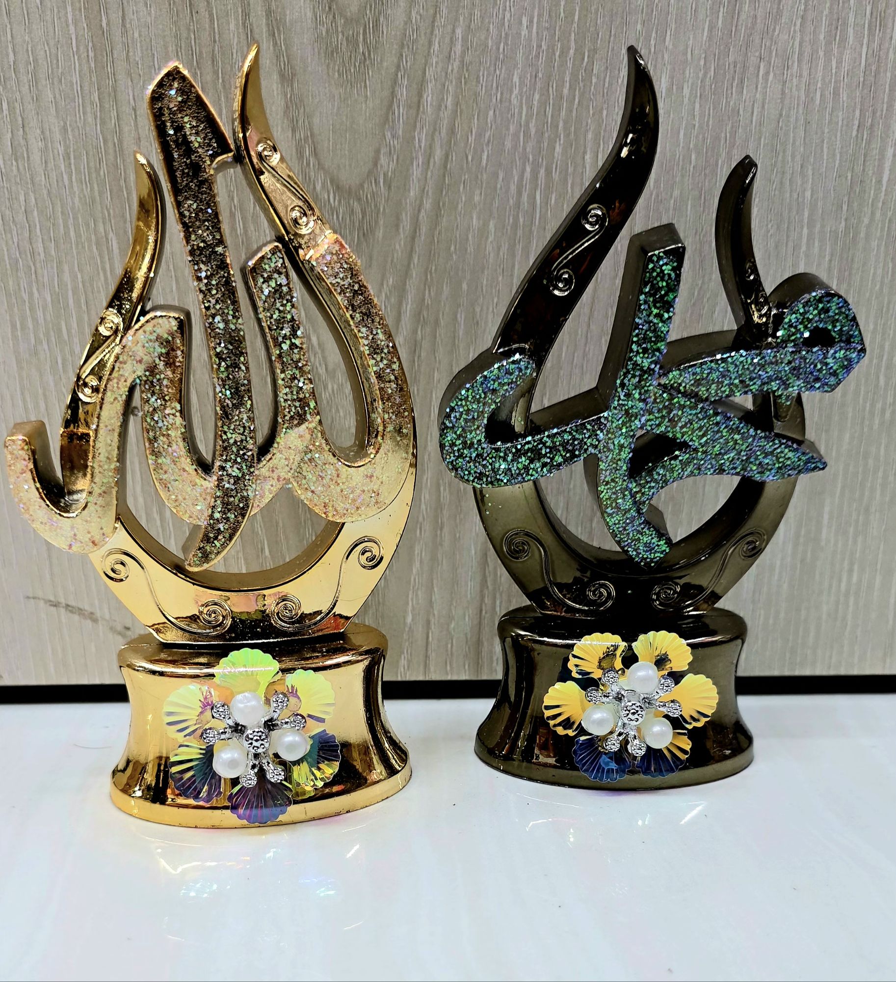 Picture of new model showpiece Allah Muhammad dex unique 2 in 1 showpiece gift
