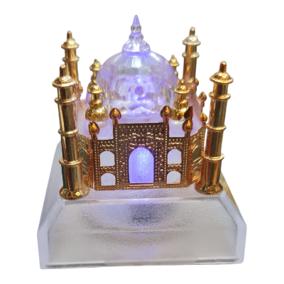 Picture of new Taj Mahal Collectible plastic fibre& for state colour Taj Mahal Showpiece, Medium, Multicolour