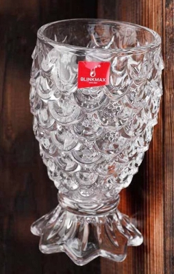 Picture of New water glass Plastic Drinking Glasses Crystal Set of 6 pieces Unbreakable Stylish Transparent Glass, Water Glass, Juice Glass