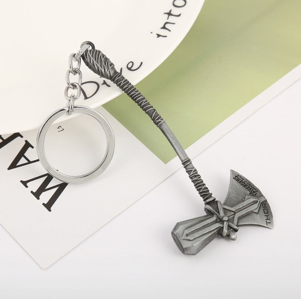 Picture of Nidavellir Mjolnir Keychain Avengers Thor Hammer Keychain Hammer Key Ring