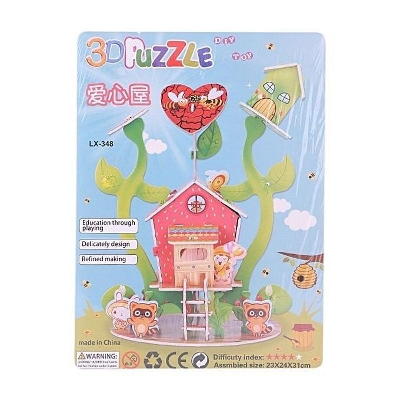 Picture of Paper 3D Puzzle Game - Multi Color