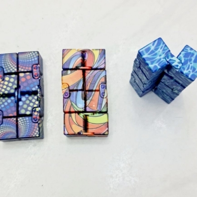 Picture of pass and devolope brain EDC rubs Cube Fidget Toy for kids and younger boys for time