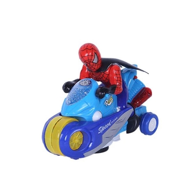 Picture of Plastic Bike - Sky Blue and Red