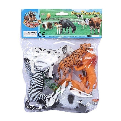 Picture of Plastic Farm kingdom Animal Toy Set - Multi Color