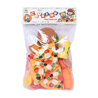 Picture of Plastic Food Toy Set - Multi Color