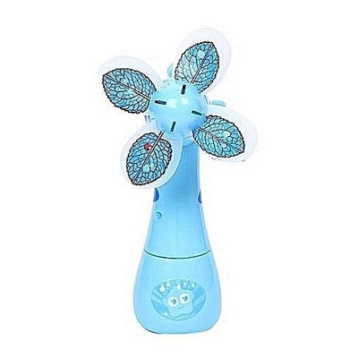 Picture of Plastic Hand Operated Toy Fan - Sky Blue