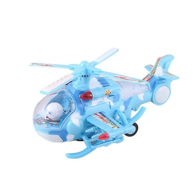 Picture of Plastic Helicopter - Blue