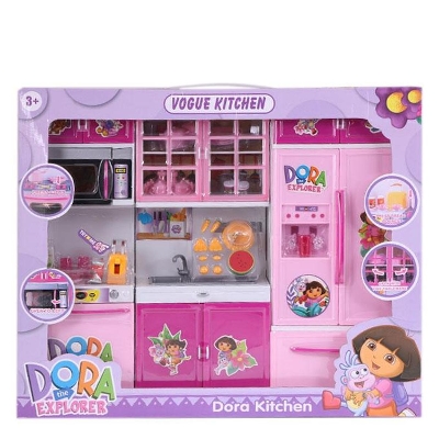 Picture of Plastic Kitchen Set For Kids - Pink