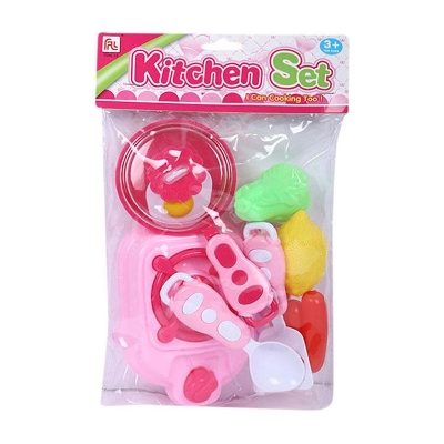 Picture of Plastic Kitchen Toy Set - Pink