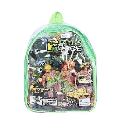 Picture of Plastic Military  Figure Toy Set - Multi Color