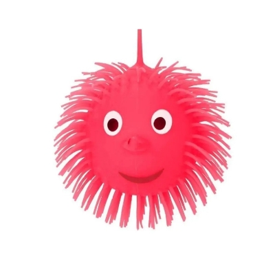 Picture of Plastic Toy With Light - Pink Plastic Toy with Light  Pink Lighting Puffer Soft Ball Rubber Soft Octopus Balls big size
