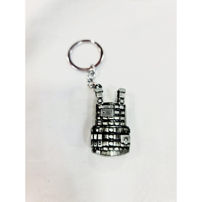 Picture of PUBG Game  Playerunknown's Battlegrounds Pan Keychain Alloy playerunknowns Pendant Keyring Eat Chicken Fans Gift