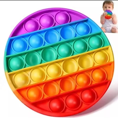Picture of Push Pop Bubble Fidget Sensory Toy Special Needs Stress Reliever Silicone Stress Reliever Toy Squeezes Sensory Toys