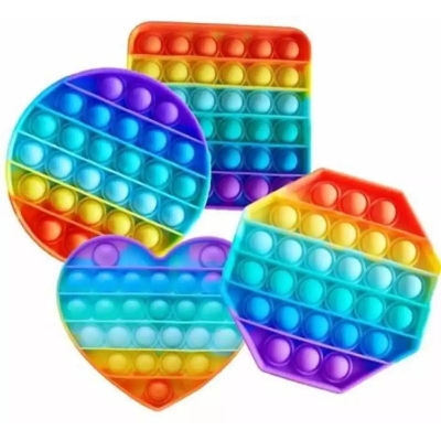 Picture of Push Pop Bubble Fidget Sensory Toy Special Needs Stress Reliever Silicone Stress Reliever Toy Squeezes Sensory Toys