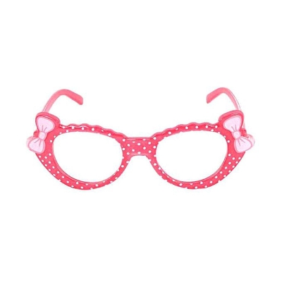Picture of Red Plastic Eye Glass For Girls