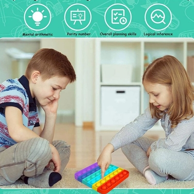 Picture of Reliever Toy Squeezes Sensory Toys popid 16cm Push  Pop Bubble Fidget Sensory Toy Special Needs Stress Reliever Silicone Stress