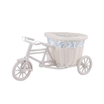 Picture of Rickshaw Showpiece - White