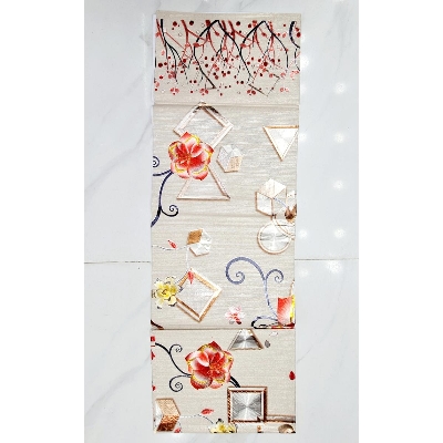 Picture of Screen Print Dining Table Runner And 06 /08 Chair Cover rubber PVC cloth PVC plastic Soft dining Tablecloth Mat Table Cover - 90"x55 inch"
