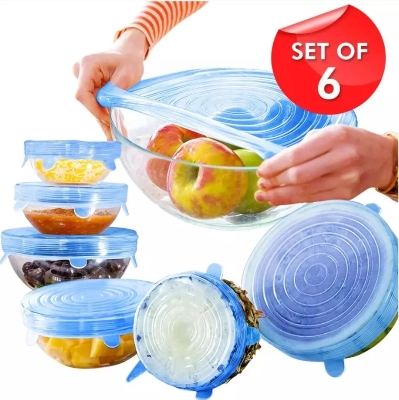 Picture of Silicon Food Cover Set of 6 pcs