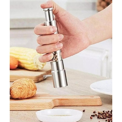 Picture of Stainless Steel Small Pepper Crusher - Silver