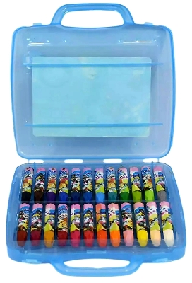 Picture of stationeries Duckey 24 Colour Oil Pastels - (Pack Of One) Multicolour
