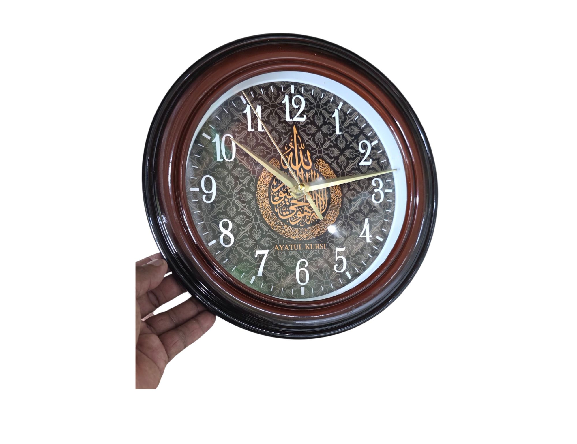 Picture of stylish wall clock Islamic wall clock Allah Muhammad Mecca Madina writing wall clock dealing wall clock