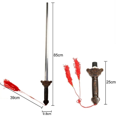 Picture of Super Sword Swallowing llusion Close Up Street Magician Real Magic Trick Props Tapestries & Hangings ( মুখে ছুরি ঢুকানোর যাদু শিখে ফেলুন করে বসে)