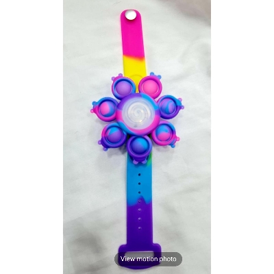 Picture of Toys Pot IT Fidget  watch lighting spinnerCartoon Bubble Sensory Toy Kids Stress Reliever Toys Adult Squeeze Sensory Popit Fidget Toy